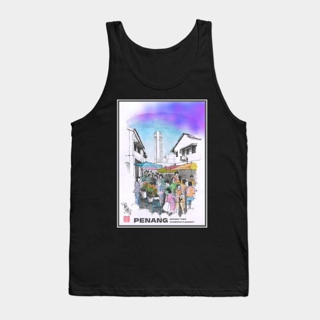 Chowrasta Market | Penang | Malaysia Tank Top by PreeTee 